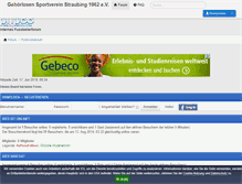 Tablet Screenshot of gsv-straubing.forumo.de
