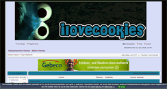 Desktop Screenshot of ilovecookies.forumo.de