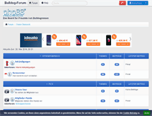 Tablet Screenshot of bulldog.forumo.de