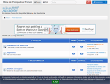 Tablet Screenshot of pompadour.forumo.de